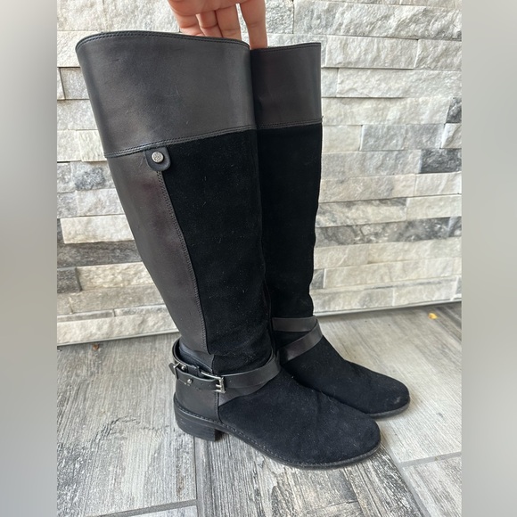 Vince Camuto Jaran leather suede riding boots Size 6.5 - Picture 11 of 16